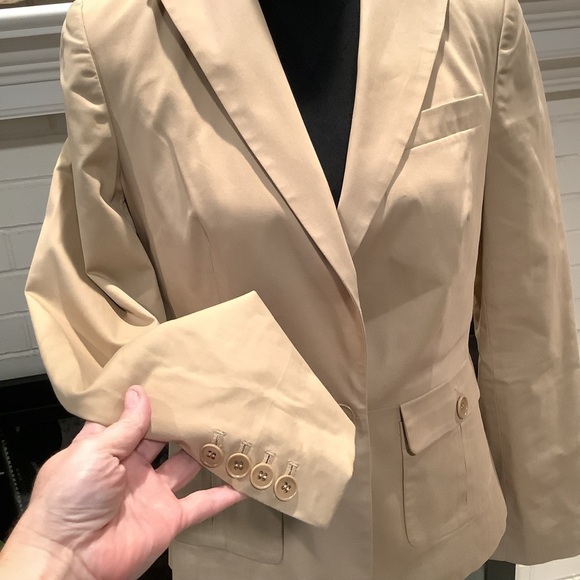 #317 Amazingly Soft Talbots Single Button Blazer Size 2 - Picture 5 of 10